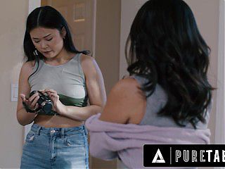 PURE TABOO Teen Lulu Chu Discovers BDSM Sex Tape From Neighbors Seth Gamble & Kimmy Kimm
